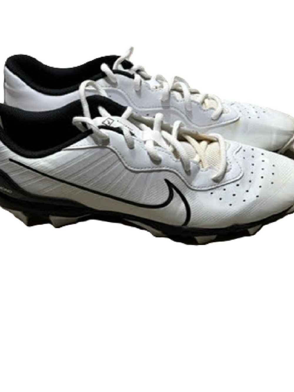 Nike Alpha Huarache 4 Keystone Men's Baseball Cleat US 8.5 White BM1